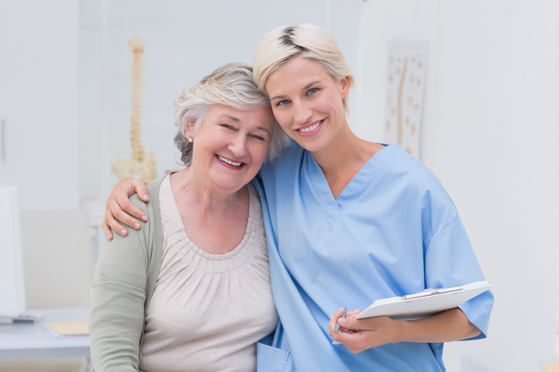 Devoted Care LLC caregiver providing personal care to senior woman in Virginia